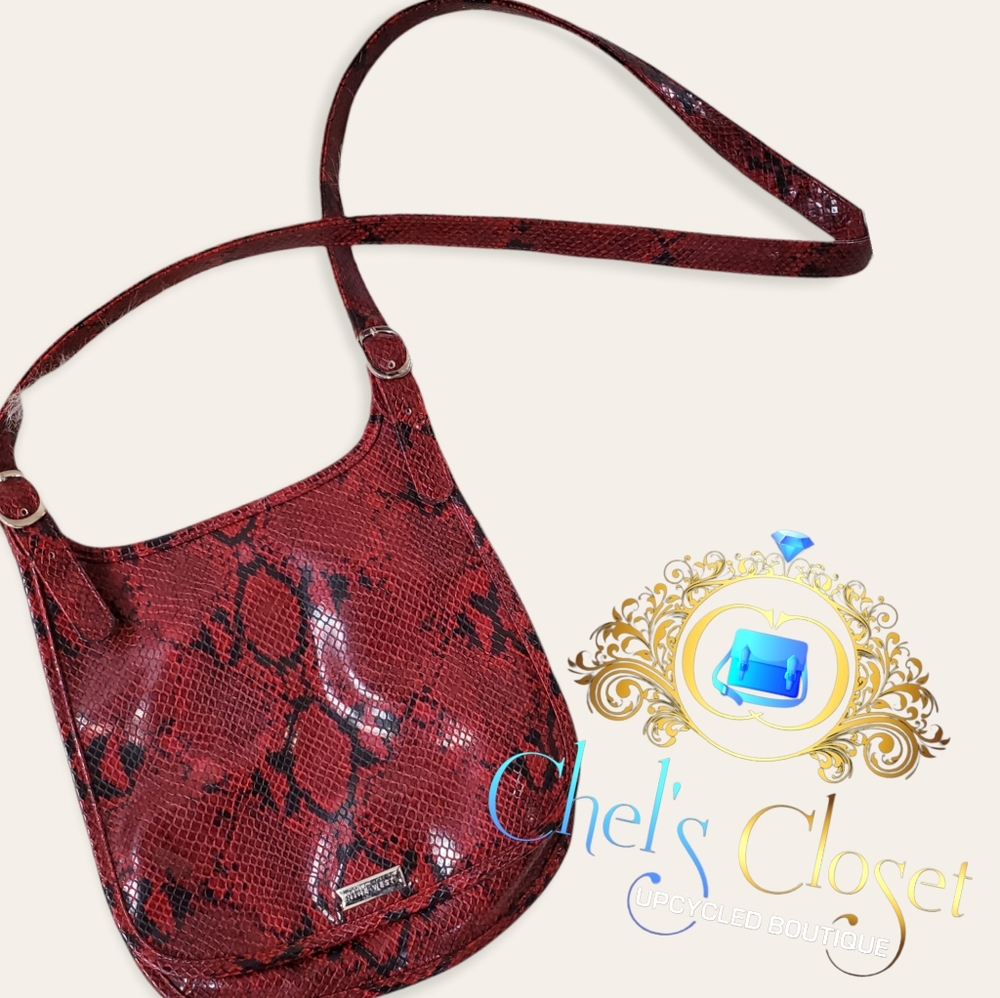 NINE WEST SNAKE SKIN BAG